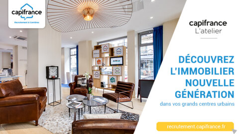 Offre d’emploi de la semaine : Conseiller immobilier d’un Atelier Capifrance -