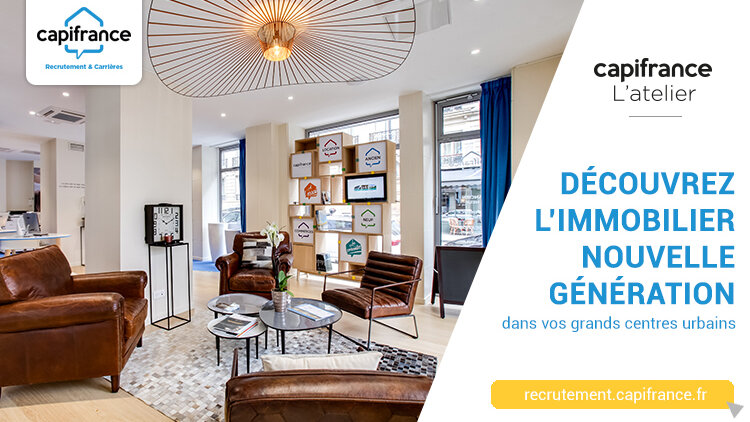 L’offre d’emploi de la semaine : Conseiller immobilier d’un Atelier Capifrance à Nantes -