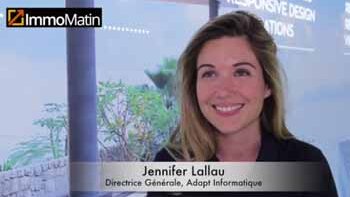 3 min avec Jennifer Lallau, DG, Adapt immo