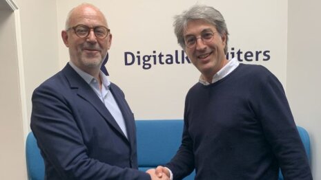 Marc Bruzzo, Directeur HCM de Cegid, et Hervé Solus, CEO de DigitalRecruiters - © D.R.