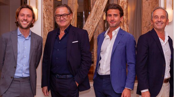 Leonard Cesari, Marc Foujols, Sébastien Kuperfis et Hugues de La Morandière - © D.R.