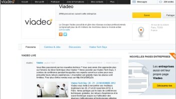 Pages Entreprises Viadeo : de nouvelles fonctionnalités