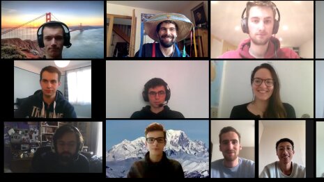 Étudiants du FabLab Léonard De Vinci - © D.R.