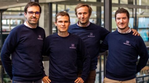 Les fondateurs : A.Grenier (Workelo), E. Retour (Ubbyk), M. Cochet (Workelo), A. Hanrion (Ubbyk) - © D.R.