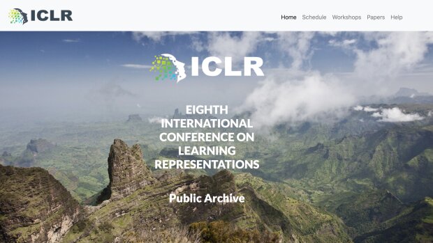 Site web ICLR - © ICLR