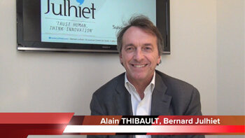 4 min 30 avec Alain Thibault, PDG du groupe Bernard Julhiet