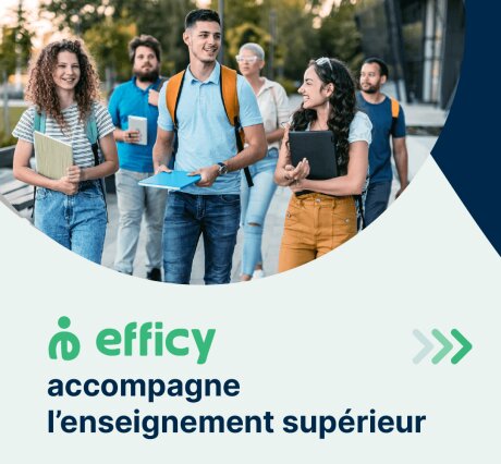 Efficy accompagne l’enseignement supérieur.