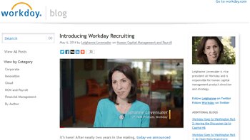 Workday lance une application mobile dédiée au recrutement