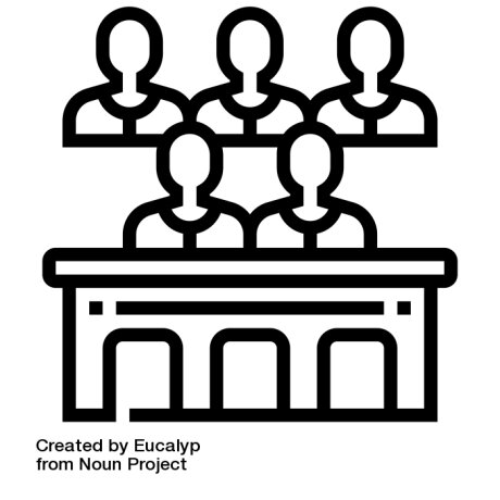©  Jury by Eucalyp from the Noun Project