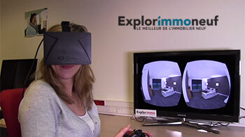 Explorimmoneuf parie sur Oculus, un casque connecté pour les visites virtuelles
