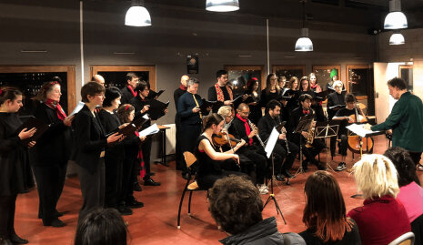 Une centaine de personnes ont assisté au premier concert de l’orchestre et du chœur de l’UPCité. - © Université Paris Cité