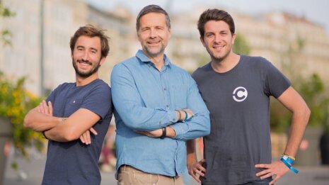 L'équipe fondatrice de CleverConnect : Gonzague Lefebvre, Marko Vujasinovic et Louis Coulon - © D.R.