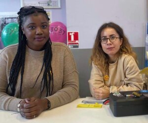 Aïcha Salami et Elsa Barteau sont impliquées dans le club DDRS de Polytech Paris-Saclay - © D.R.