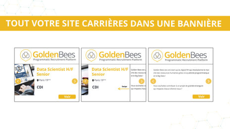 Golden Bees personnalise la publicité RH