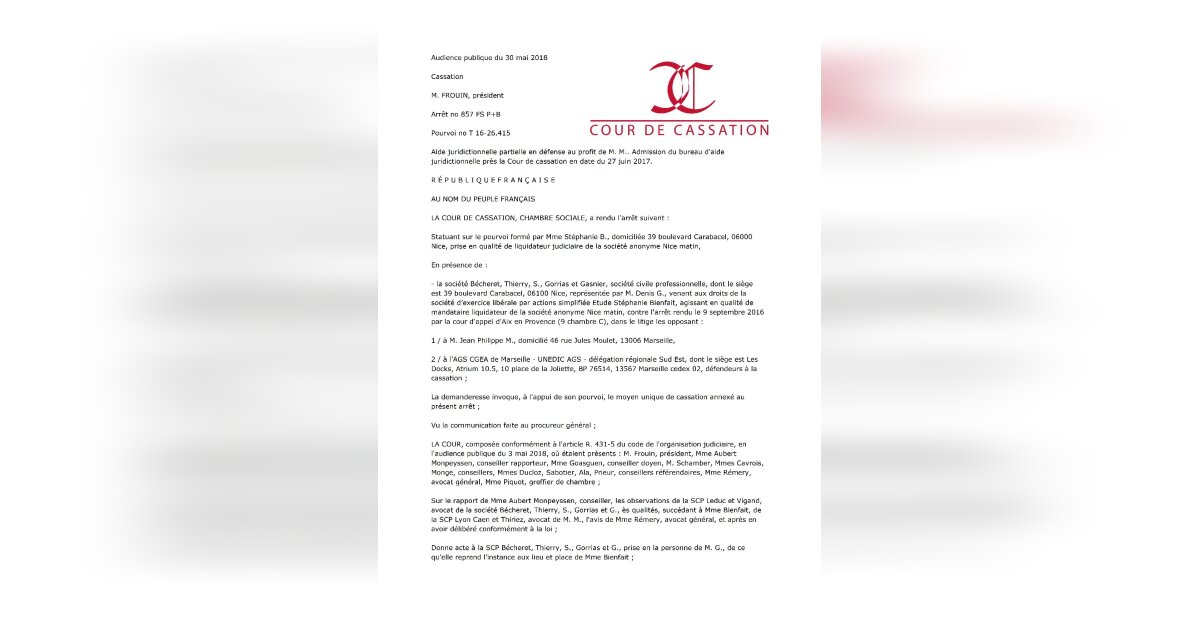 Presse: le contrat de travail exige des appointements fixes et d'en ...