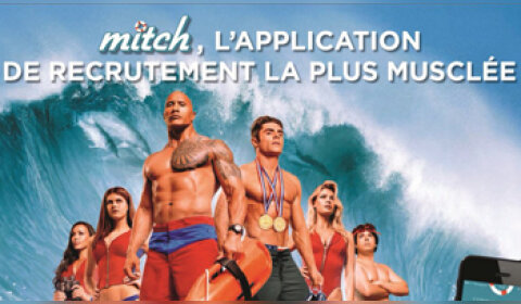 Mitch surfe sur la vague des applications de recrutement - D.R.