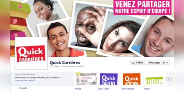 Quick Carrières arrive sur Facebook - D.R.