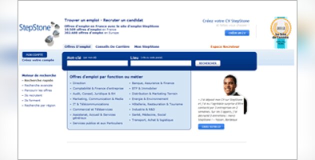 Stepstone élu meilleur site carrière 2012 - D.R.