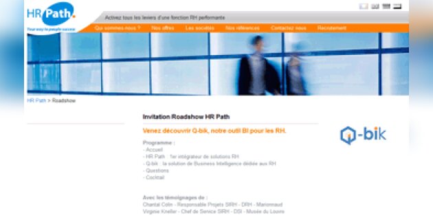 Q-bik, une solution de Business Intelligence dédiée aux RH - D.R.