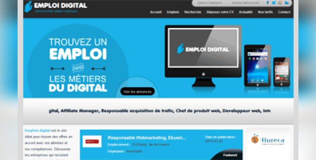 EmploiDigital.com : un nouveau né parmi les sites d’emploi spécialisés - D.R.