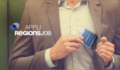 Les trois nouveautés de l’application mobile de RegionsJob - D.R.