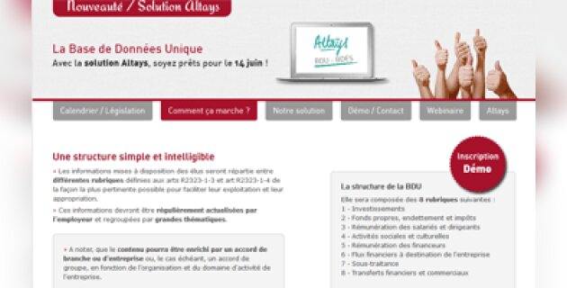 Altays lance une solution dédiée à la base de données unique - D.R.