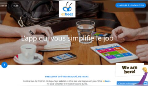 L’application Ezbeez invente le bouton « J’embauche » - D.R.