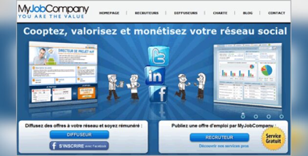 MyJobCompany lève 650 000 € - D.R.