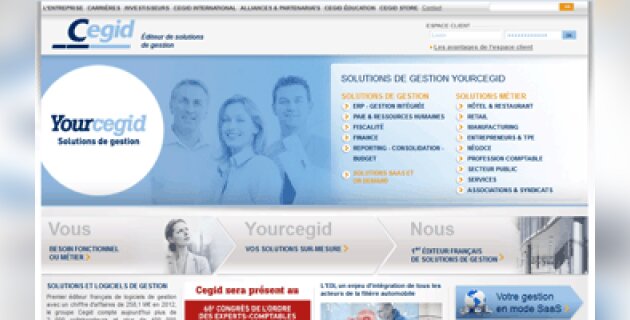 Cegid lance une nouvelle version de son ERP Yourcegid - D.R.