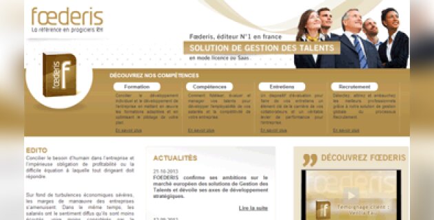 Foederis confirme ses ambitions sur le marché européen des solutions de Gestion des Talents et dévoile ses axes de développement stratégiques. - D.R.