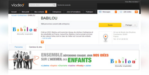 « J’ai testé les Pages Entreprises de Viadeo », Nathalie Servier, Babilou - D.R.