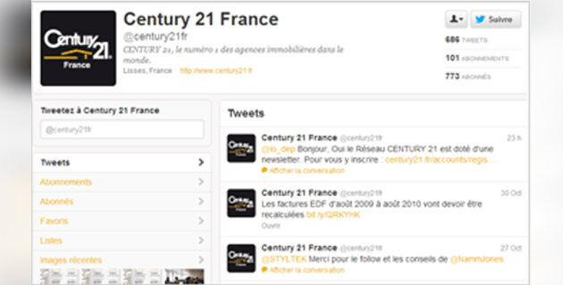 Ils ont testé… La diffusion d’annonces immobilières sur Twitter - D.R.