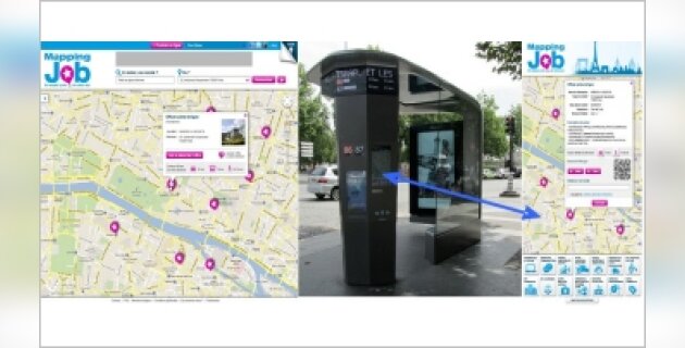 MappingJob : l’offre d’emploi géolocalisée - D.R.