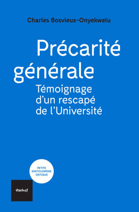 Charles Bosvieux-Onyekwelu témoigne de son expérience de la précarité de l’ESR, dans son livre. - © Textuel