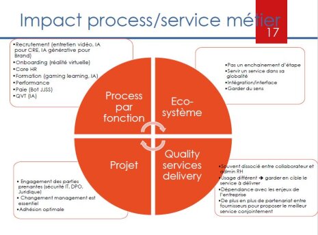 Sauts technologiques SIRH : impact process, service métier - © D.R.