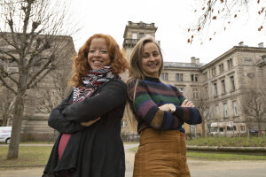 Marion Riegert et Elsa Collobert, co-rédactrices en chef de Savoir(s) - © Catherine Schroder/Unistra