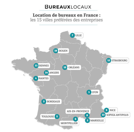 Bureaux : quelles sont les villes les plus prisées en France ? - © D.R.