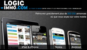Logic-Immo mise sur une stratégie mobile globale - D.R.
