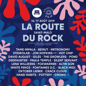 Affiche de la Route du Rock 2019
