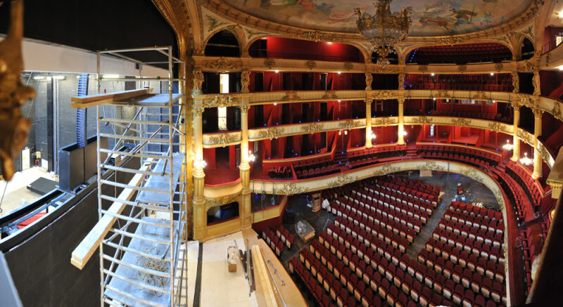La salle et la scène