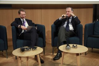 Pierre Ferracci (Paris FC) interviewed by Florian Brejon (News Tank) at Think Sport CIC, at the Musée de la Marine (Paris, FRA), 14/10/2025