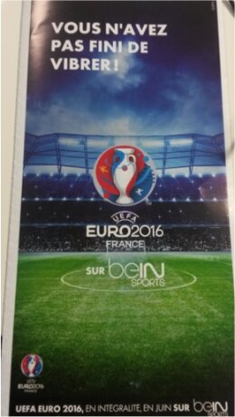 Canal+ promotes beIN Sports in its latest subscription brochure