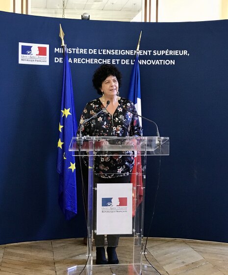 Frédérique Vidal, le 13/03/2020, au Mesri - © Agnès MILLET / News Tank