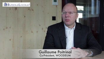 Témoignage Vidéo : « BureauxLocaux.com est un outil indispensable » Guillaume Poitrinal, WOODEUM - D.R.