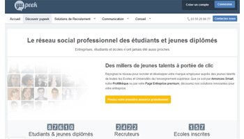 Yupeek, le réseau social des jeunes diplômés, souffle sa 2<sup>e</sup> bougie - D.R.