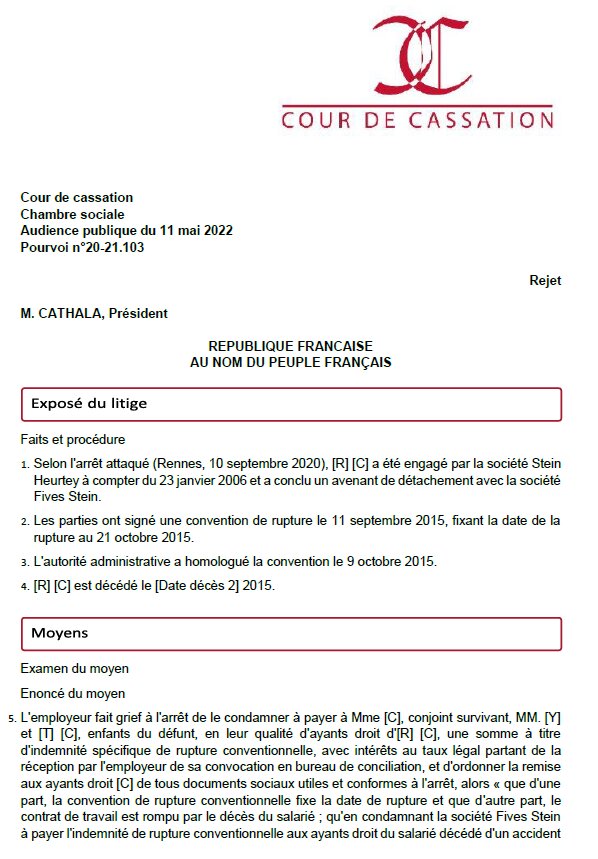 Cass. soc., 11/05/2022, n° 20-21.103 - © D.R.