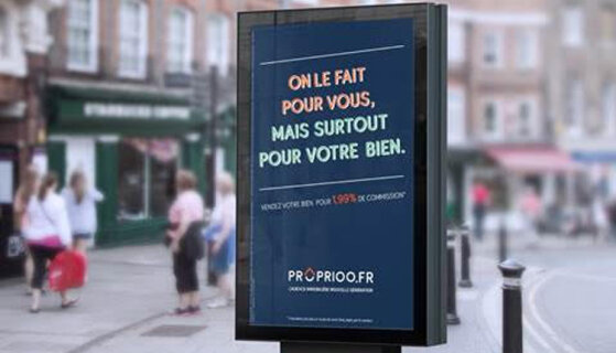 Proprioo fait campagne pour présenter son nouveau modèle à 1.99 % - D.R.
