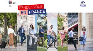Toutes les campagnes Campus France mettent en scène des étudiants étrangers venus étudier en France - © V. Bourilhon