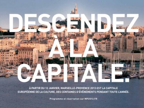 Campagne de publicité Marseille-Provence 2013