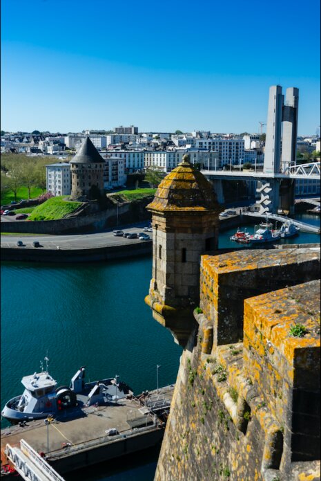 Le site de Brest. - © Besselievre